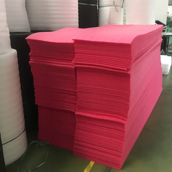 Các loại tấm xốp PE-Foam màu hồng chống tĩnh điện